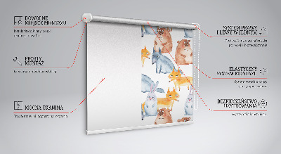 Store occultant fenetre pour animaux