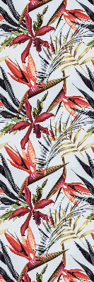 Store fenêtre intérieur avec feuilles exotiques