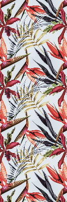 Store fenêtre intérieur avec feuilles exotiques