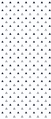 Store enrouleur occultant triangles