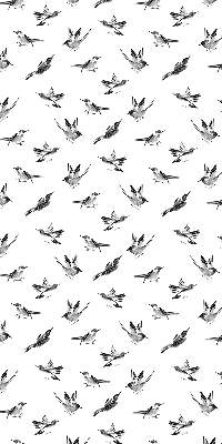 Store occultant fenêtre avec motif oiseaux