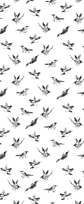 Store occultant fenêtre avec motif oiseaux
