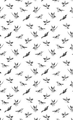 Store occultant fenêtre avec motif oiseaux