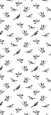 Store occultant fenêtre avec motif oiseaux
