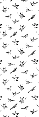 Store occultant fenêtre avec motif oiseaux