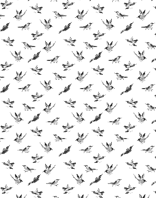 Store occultant fenêtre avec motif oiseaux