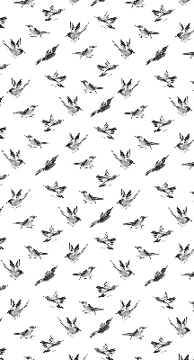 Store occultant fenêtre avec motif oiseaux