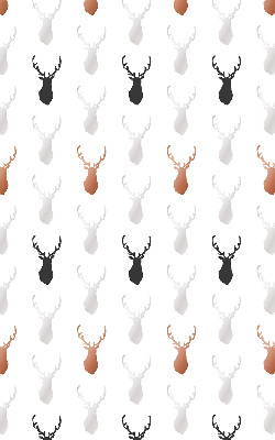 Store enrouleur occultant avec têtes de cerf dessinées