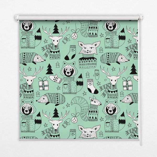 Store fenêtre intérieur pour animaux d’hiver