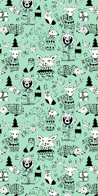 Store fenêtre intérieur pour animaux d’hiver