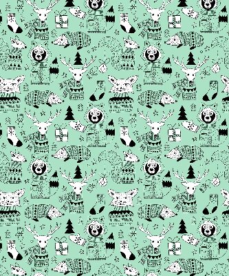 Store fenêtre intérieur pour animaux d’hiver