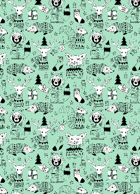 Store fenêtre intérieur pour animaux d’hiver