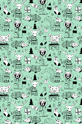 Store fenêtre intérieur pour animaux d’hiver