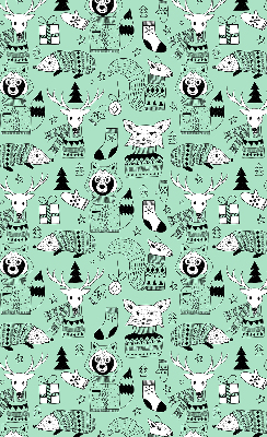 Store fenêtre intérieur pour animaux d’hiver