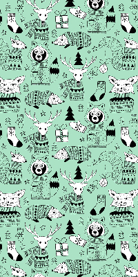 Store fenêtre intérieur pour animaux d’hiver