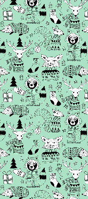 Store fenêtre intérieur pour animaux d’hiver