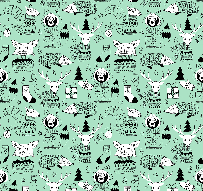 Store fenêtre intérieur pour animaux d’hiver