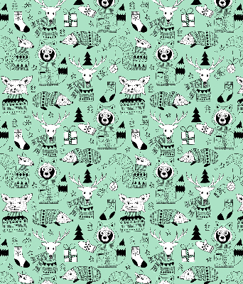 Store fenêtre intérieur pour animaux d’hiver