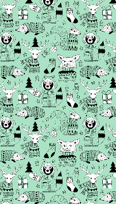 Store fenêtre intérieur pour animaux d’hiver