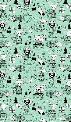 Store fenêtre intérieur pour animaux d’hiver