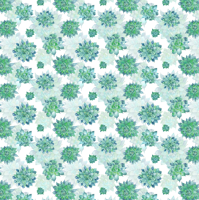 Store occultant fenêtre à motifs de fleurs vertes