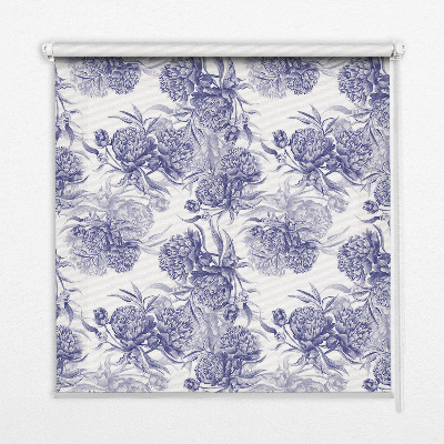 Store fenêtre intérieur bleu