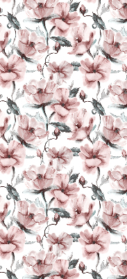 Store enrouleur occultant à fleurs roses