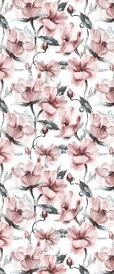 Store enrouleur occultant à fleurs roses