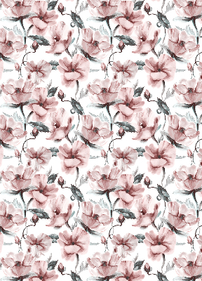 Store enrouleur occultant à fleurs roses