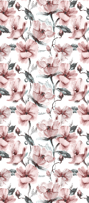 Store enrouleur occultant à fleurs roses