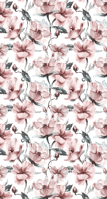 Store enrouleur occultant à fleurs roses