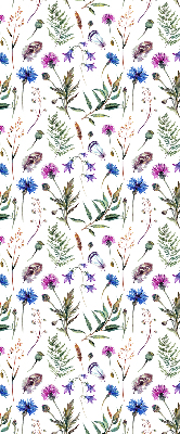 Store enrouleur occultant fleurs colorées