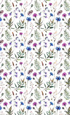 Store enrouleur occultant fleurs colorées