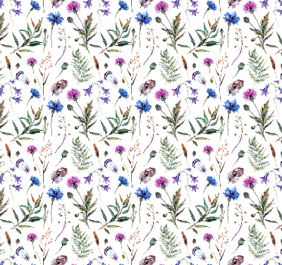 Store enrouleur occultant fleurs colorées