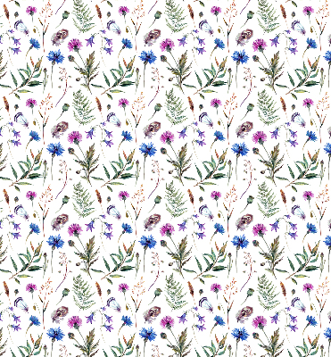Store enrouleur occultant fleurs colorées