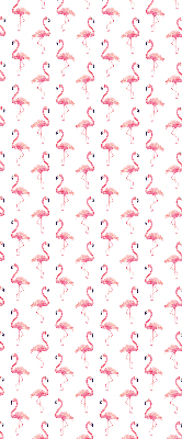 Store occultant fenetre avec flamants roses