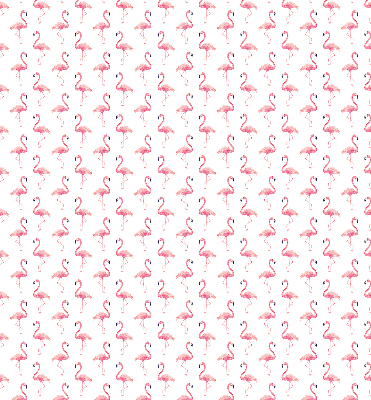 Store occultant fenetre avec flamants roses