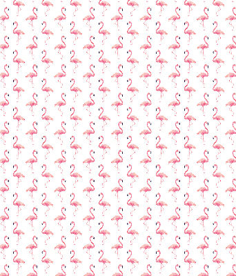 Store occultant fenetre avec flamants roses