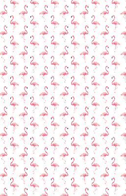Store occultant fenetre avec flamants roses