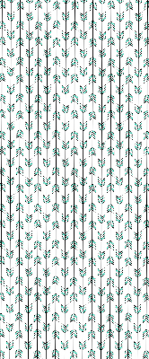Store fenêtre intérieur pour petits sapins colorés