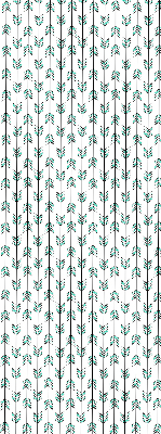 Store fenêtre intérieur pour petits sapins colorés