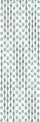 Store fenêtre intérieur pour petits sapins colorés