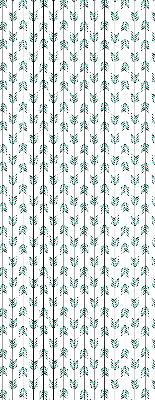 Store fenêtre intérieur pour petits sapins colorés