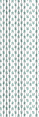 Store fenêtre intérieur pour petits sapins colorés