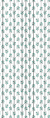 Store fenêtre intérieur pour petits sapins colorés