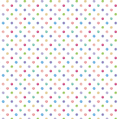 Store occultant fenêtre à points colorés