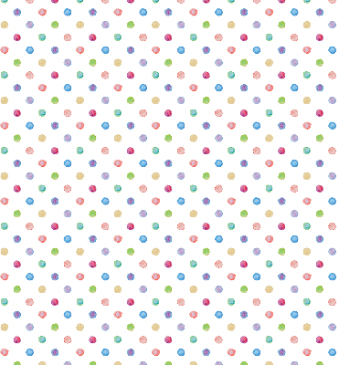 Store occultant fenêtre à points colorés