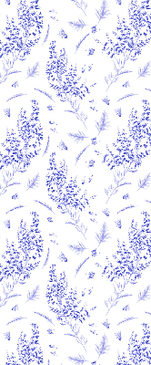 Store enrouleur occultant plantes violettes