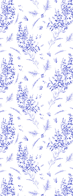 Store enrouleur occultant plantes violettes