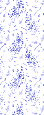 Store enrouleur occultant plantes violettes